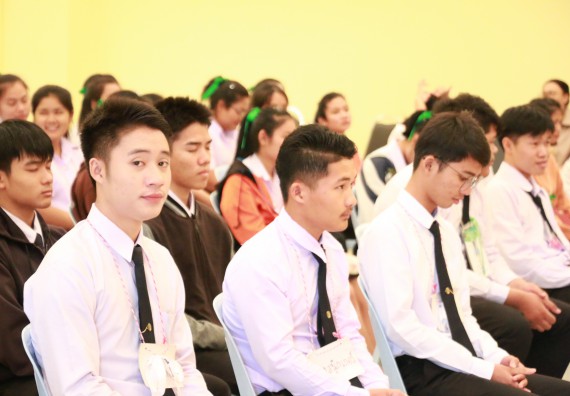 ภาพกิจกรรม สโมสรนักศึกษาคณะวิทยาศาสตร์และเทคโนโลยี จัดกิจกรรมรักแรกผูกจิตนักศึกษาวิทยาศาสตร์และเทคโนโลยี