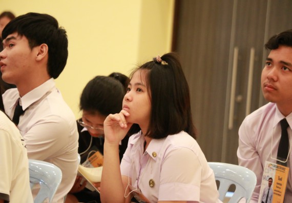 ภาพกิจกรรม สโมสรนักศึกษาคณะวิทยาศาสตร์และเทคโนโลยี จัดกิจกรรมรักแรกผูกจิตนักศึกษาวิทยาศาสตร์และเทคโนโลยี