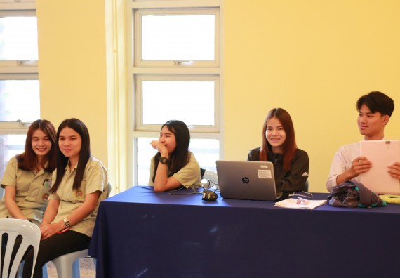 ภาพกิจกรรม สโมสรนักศึกษาคณะวิทยาศาสตร์และเทคโนโลยี จัดกิจกรรมรักแรกผูกจิตนักศึกษาวิทยาศาสตร์และเทคโนโลยี