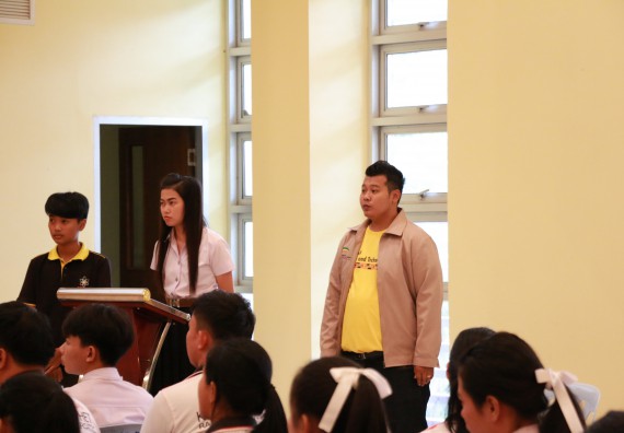 ภาพกิจกรรม สโมสรนักศึกษาคณะวิทยาศาสตร์และเทคโนโลยี จัดกิจกรรมรักแรกผูกจิตนักศึกษาวิทยาศาสตร์และเทคโนโลยี