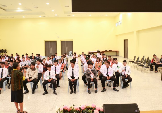 ภาพกิจกรรม สโมสรนักศึกษาคณะวิทยาศาสตร์และเทคโนโลยี จัดกิจกรรมรักแรกผูกจิตนักศึกษาวิทยาศาสตร์และเทคโนโลยี