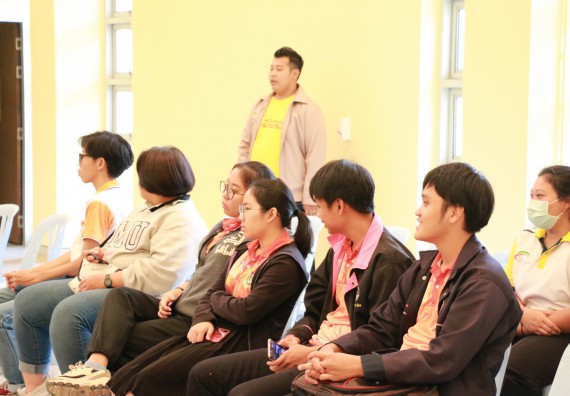 ภาพกิจกรรม สโมสรนักศึกษาคณะวิทยาศาสตร์และเทคโนโลยี จัดกิจกรรมรักแรกผูกจิตนักศึกษาวิทยาศาสตร์และเทคโนโลยี