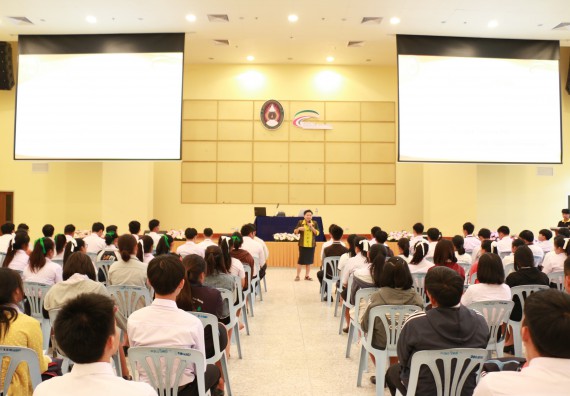 ภาพกิจกรรม สโมสรนักศึกษาคณะวิทยาศาสตร์และเทคโนโลยี จัดกิจกรรมรักแรกผูกจิตนักศึกษาวิทยาศาสตร์และเทคโนโลยี