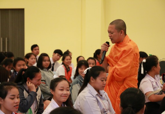 ภาพกิจกรรม สโมสรนักศึกษาคณะวิทยาศาสตร์และเทคโนโลยี จัดกิจกรรมรักแรกผูกจิตนักศึกษาวิทยาศาสตร์และเทคโนโลยี