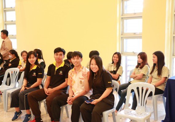 ภาพกิจกรรม สโมสรนักศึกษาคณะวิทยาศาสตร์และเทคโนโลยี จัดกิจกรรมรักแรกผูกจิตนักศึกษาวิทยาศาสตร์และเทคโนโลยี