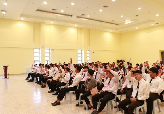 ภาพกิจกรรม สโมสรนักศึกษาคณะวิทยาศาสตร์และเทคโนโลยี จัดกิจกรรมรักแรกผูกจิตนักศึกษาวิทยาศาสตร์และเทคโนโลยี