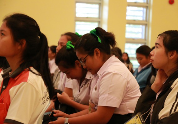 ภาพกิจกรรม สโมสรนักศึกษาคณะวิทยาศาสตร์และเทคโนโลยี จัดกิจกรรมรักแรกผูกจิตนักศึกษาวิทยาศาสตร์และเทคโนโลยี