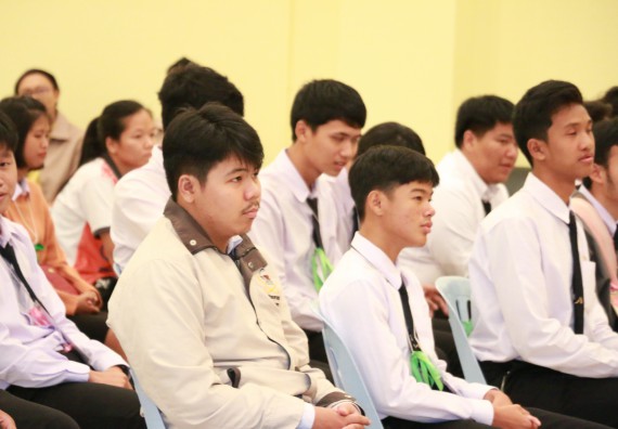 ภาพกิจกรรม สโมสรนักศึกษาคณะวิทยาศาสตร์และเทคโนโลยี จัดกิจกรรมรักแรกผูกจิตนักศึกษาวิทยาศาสตร์และเทคโนโลยี