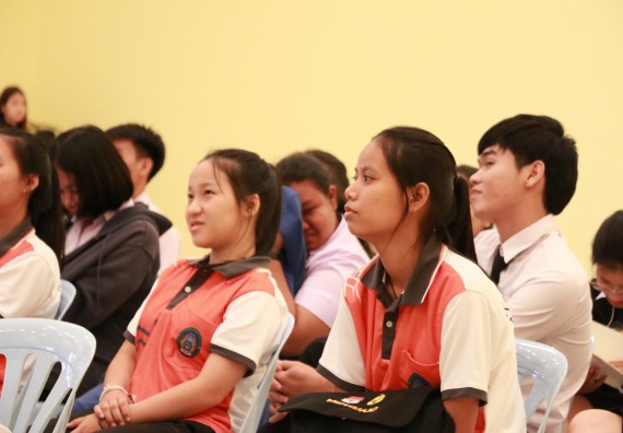 ภาพกิจกรรม สโมสรนักศึกษาคณะวิทยาศาสตร์และเทคโนโลยี จัดกิจกรรมรักแรกผูกจิตนักศึกษาวิทยาศาสตร์และเทคโนโลยี