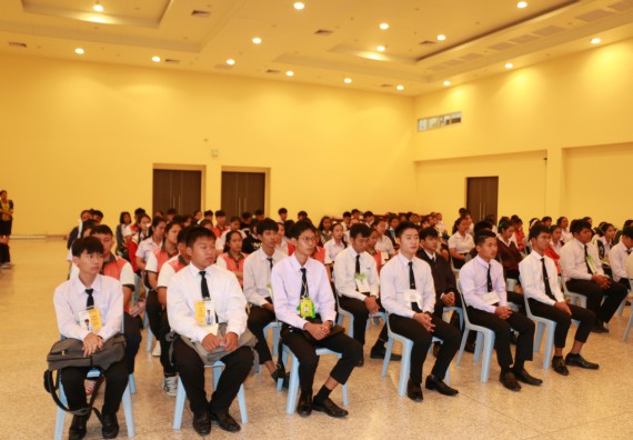 ภาพกิจกรรม สโมสรนักศึกษาคณะวิทยาศาสตร์และเทคโนโลยี จัดกิจกรรมรักแรกผูกจิตนักศึกษาวิทยาศาสตร์และเทคโนโลยี