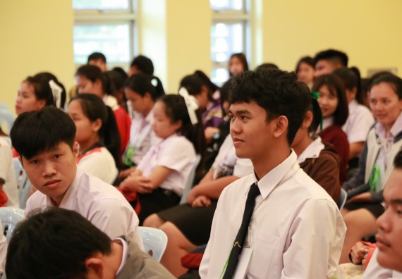 ภาพกิจกรรม สโมสรนักศึกษาคณะวิทยาศาสตร์และเทคโนโลยี จัดกิจกรรมรักแรกผูกจิตนักศึกษาวิทยาศาสตร์และเทคโนโลยี