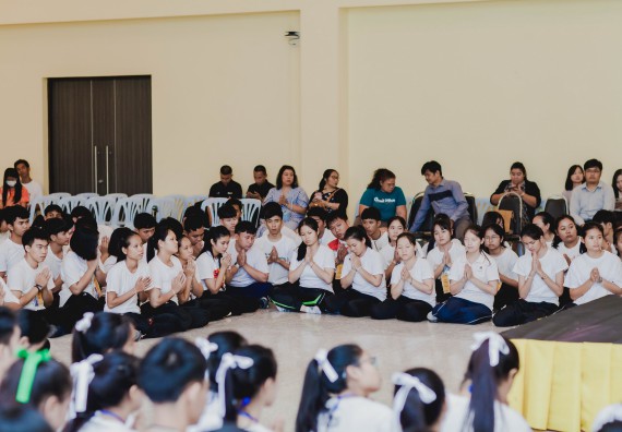 ภาพกิจกรรม สโมสรนักศึกษาคณะวิทยาศาสตร์และเทคโนโลยี จัดกิจกรรมบายศรีสู่ขวัญคณะวิทยาศาสตร์และเทคโนโลยี