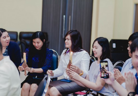 ภาพกิจกรรม สโมสรนักศึกษาคณะวิทยาศาสตร์และเทคโนโลยี จัดกิจกรรมบายศรีสู่ขวัญคณะวิทยาศาสตร์และเทคโนโลยี