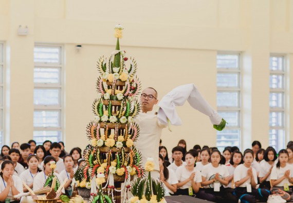 ภาพกิจกรรม สโมสรนักศึกษาคณะวิทยาศาสตร์และเทคโนโลยี จัดกิจกรรมบายศรีสู่ขวัญคณะวิทยาศาสตร์และเทคโนโลยี