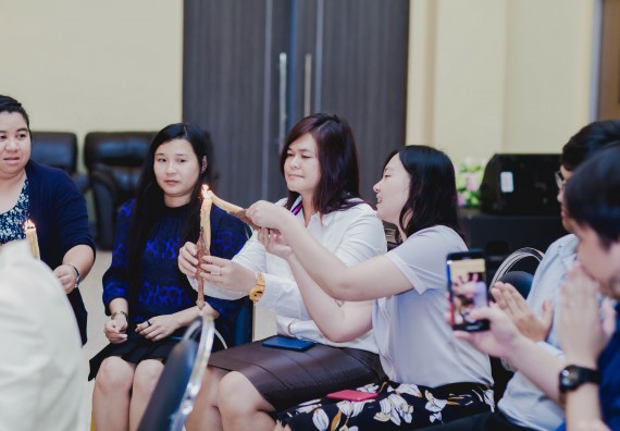 ภาพกิจกรรม สโมสรนักศึกษาคณะวิทยาศาสตร์และเทคโนโลยี จัดกิจกรรมบายศรีสู่ขวัญคณะวิทยาศาสตร์และเทคโนโลยี