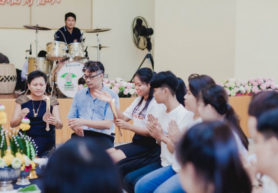 ภาพกิจกรรม สโมสรนักศึกษาคณะวิทยาศาสตร์และเทคโนโลยี จัดกิจกรรมบายศรีสู่ขวัญคณะวิทยาศาสตร์และเทคโนโลยี