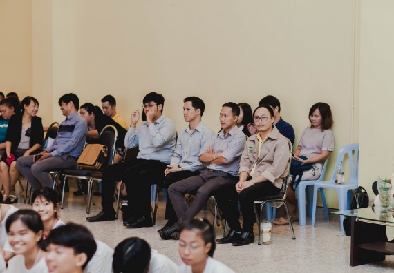 ภาพกิจกรรม สโมสรนักศึกษาคณะวิทยาศาสตร์และเทคโนโลยี จัดกิจกรรมบายศรีสู่ขวัญคณะวิทยาศาสตร์และเทคโนโลยี