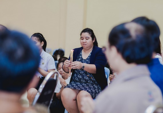 ภาพกิจกรรม สโมสรนักศึกษาคณะวิทยาศาสตร์และเทคโนโลยี จัดกิจกรรมบายศรีสู่ขวัญคณะวิทยาศาสตร์และเทคโนโลยี