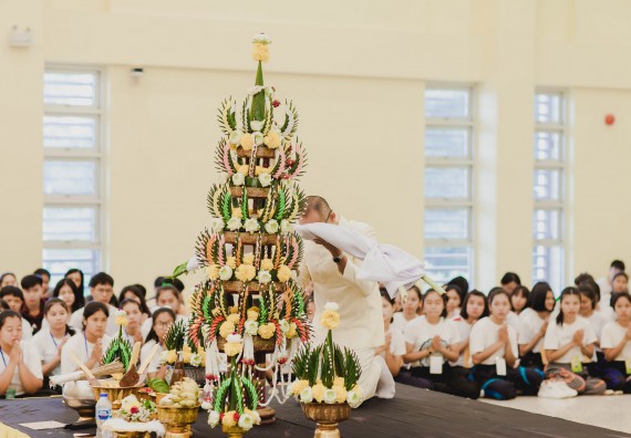 ภาพกิจกรรม สโมสรนักศึกษาคณะวิทยาศาสตร์และเทคโนโลยี จัดกิจกรรมบายศรีสู่ขวัญคณะวิทยาศาสตร์และเทคโนโลยี