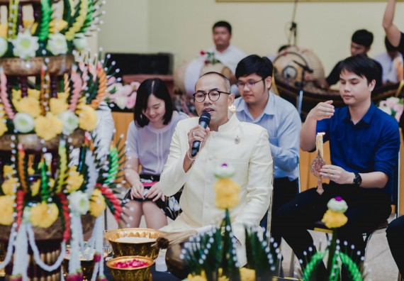 ภาพกิจกรรม สโมสรนักศึกษาคณะวิทยาศาสตร์และเทคโนโลยี จัดกิจกรรมบายศรีสู่ขวัญคณะวิทยาศาสตร์และเทคโนโลยี