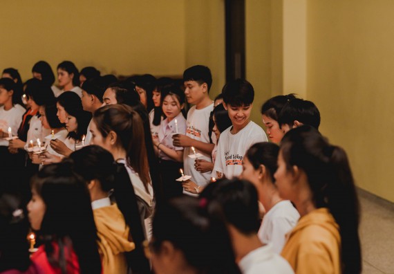 ภาพกิจกรรม สโมสรนักศึกษาคณะวิทยาศาสตร์และเทคโนโลยี จัดกิจกรรมบายศรีสู่ขวัญคณะวิทยาศาสตร์และเทคโนโลยี