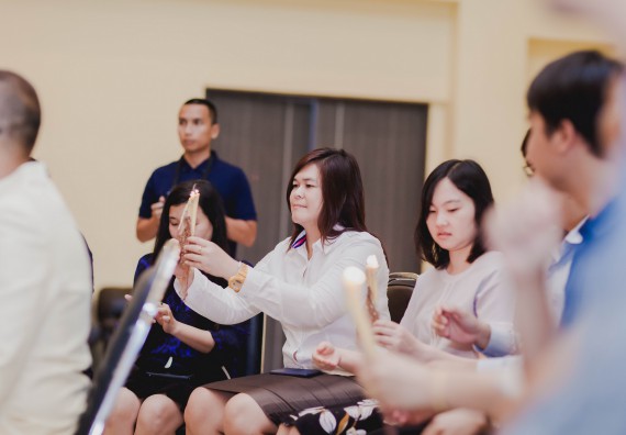 ภาพกิจกรรม สโมสรนักศึกษาคณะวิทยาศาสตร์และเทคโนโลยี จัดกิจกรรมบายศรีสู่ขวัญคณะวิทยาศาสตร์และเทคโนโลยี