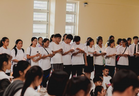 ภาพกิจกรรม สโมสรนักศึกษาคณะวิทยาศาสตร์และเทคโนโลยี จัดกิจกรรมบายศรีสู่ขวัญคณะวิทยาศาสตร์และเทคโนโลยี