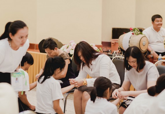 ภาพกิจกรรม สโมสรนักศึกษาคณะวิทยาศาสตร์และเทคโนโลยี จัดกิจกรรมบายศรีสู่ขวัญคณะวิทยาศาสตร์และเทคโนโลยี