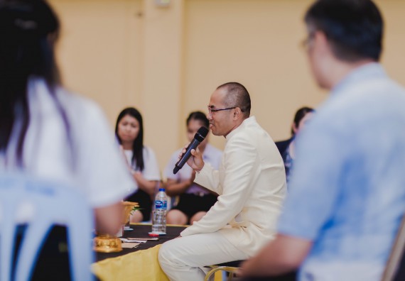 ภาพกิจกรรม สโมสรนักศึกษาคณะวิทยาศาสตร์และเทคโนโลยี จัดกิจกรรมบายศรีสู่ขวัญคณะวิทยาศาสตร์และเทคโนโลยี