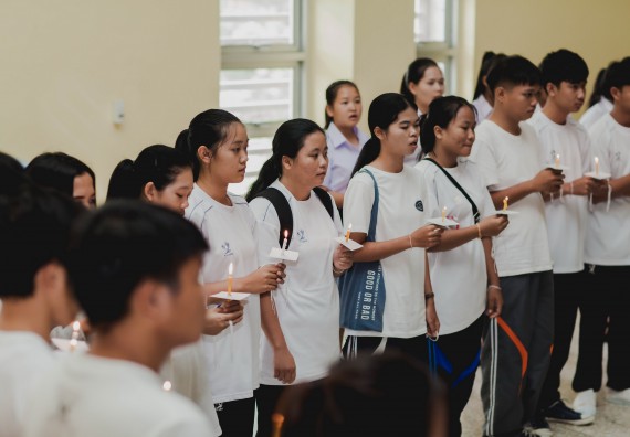 ภาพกิจกรรม สโมสรนักศึกษาคณะวิทยาศาสตร์และเทคโนโลยี จัดกิจกรรมบายศรีสู่ขวัญคณะวิทยาศาสตร์และเทคโนโลยี