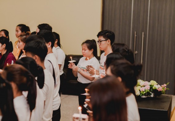 ภาพกิจกรรม สโมสรนักศึกษาคณะวิทยาศาสตร์และเทคโนโลยี จัดกิจกรรมบายศรีสู่ขวัญคณะวิทยาศาสตร์และเทคโนโลยี