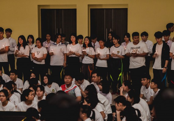 ภาพกิจกรรม สโมสรนักศึกษาคณะวิทยาศาสตร์และเทคโนโลยี จัดกิจกรรมบายศรีสู่ขวัญคณะวิทยาศาสตร์และเทคโนโลยี