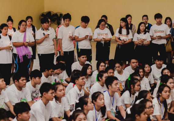 ภาพกิจกรรม สโมสรนักศึกษาคณะวิทยาศาสตร์และเทคโนโลยี จัดกิจกรรมบายศรีสู่ขวัญคณะวิทยาศาสตร์และเทคโนโลยี