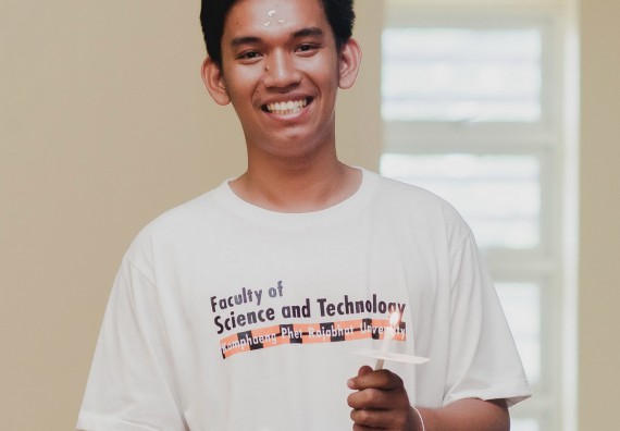 ภาพกิจกรรม สโมสรนักศึกษาคณะวิทยาศาสตร์และเทคโนโลยี จัดกิจกรรมบายศรีสู่ขวัญคณะวิทยาศาสตร์และเทคโนโลยี