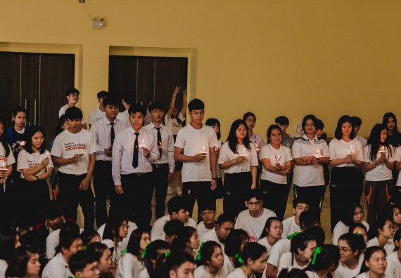 ภาพกิจกรรม สโมสรนักศึกษาคณะวิทยาศาสตร์และเทคโนโลยี จัดกิจกรรมบายศรีสู่ขวัญคณะวิทยาศาสตร์และเทคโนโลยี