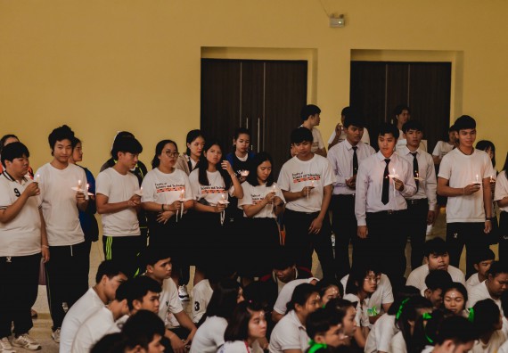 ภาพกิจกรรม สโมสรนักศึกษาคณะวิทยาศาสตร์และเทคโนโลยี จัดกิจกรรมบายศรีสู่ขวัญคณะวิทยาศาสตร์และเทคโนโลยี