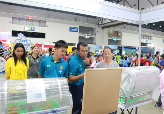 ภาพกิจกรรม คณะวิทยาศาสตร์และเทคโนโลยี จัดนิทรรศการในงานมหกรรมวิทยาศาสตร์และเทคโนโลยีแห่งชาติ