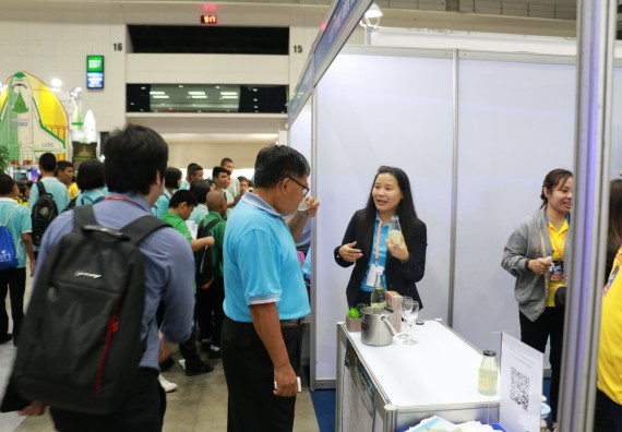 ภาพกิจกรรม คณะวิทยาศาสตร์และเทคโนโลยี จัดนิทรรศการในงานมหกรรมวิทยาศาสตร์และเทคโนโลยีแห่งชาติ