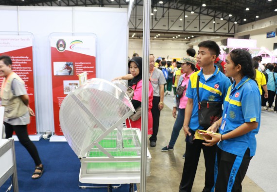 ภาพกิจกรรม คณะวิทยาศาสตร์และเทคโนโลยี จัดนิทรรศการในงานมหกรรมวิทยาศาสตร์และเทคโนโลยีแห่งชาติ