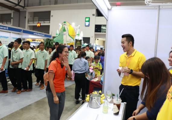 ภาพกิจกรรม คณะวิทยาศาสตร์และเทคโนโลยี จัดนิทรรศการในงานมหกรรมวิทยาศาสตร์และเทคโนโลยีแห่งชาติ
