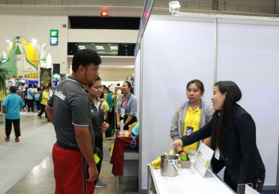 ภาพกิจกรรม คณะวิทยาศาสตร์และเทคโนโลยี จัดนิทรรศการในงานมหกรรมวิทยาศาสตร์และเทคโนโลยีแห่งชาติ