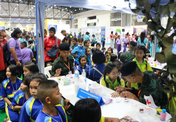 ภาพกิจกรรม คณะวิทยาศาสตร์และเทคโนโลยี จัดนิทรรศการในงานมหกรรมวิทยาศาสตร์และเทคโนโลยีแห่งชาติ