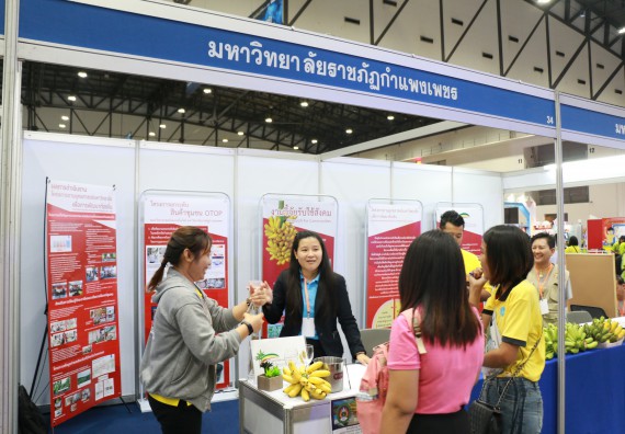 ภาพกิจกรรม คณะวิทยาศาสตร์และเทคโนโลยี จัดนิทรรศการในงานมหกรรมวิทยาศาสตร์และเทคโนโลยีแห่งชาติ