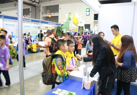 ภาพกิจกรรม คณะวิทยาศาสตร์และเทคโนโลยี จัดนิทรรศการในงานมหกรรมวิทยาศาสตร์และเทคโนโลยีแห่งชาติ