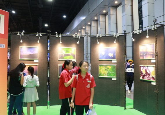 ภาพกิจกรรม คณะวิทยาศาสตร์และเทคโนโลยี จัดนิทรรศการในงานมหกรรมวิทยาศาสตร์และเทคโนโลยีแห่งชาติ