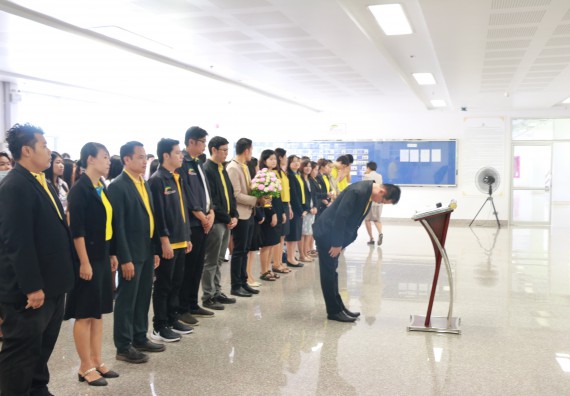 ภาพกิจกรรม คณะวิทยาศาสตร์และเทคโนโลยี จัดพิธีถวายพานพุ่มสักการะ “พระบิดาแห่งวิทยาศาสตร์ไทย” พระบาทสมเด็จพระจอมเกล้าเจ้าอยู่หัว รัชกาลที่ 4