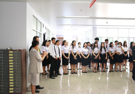 ภาพกิจกรรม คณะวิทยาศาสตร์และเทคโนโลยี จัดพิธีถวายพานพุ่มสักการะ “พระบิดาแห่งวิทยาศาสตร์ไทย” พระบาทสมเด็จพระจอมเกล้าเจ้าอยู่หัว รัชกาลที่ 4