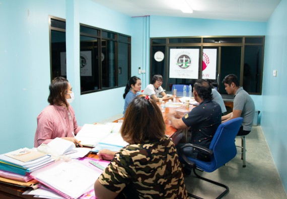 ภาพกิจกรรม คณะวิทยาศาสตร์และเทคโนโลยี จัดติดตามการสร้างเครือข่ายความร่วมมือทางวิจัย และการติดตามผลการนำผลการวิจัยเพื่อพัฒนาชุมชนและความยั่งยืนของงานวิจัย