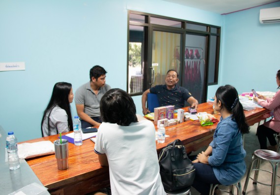 ภาพกิจกรรม คณะวิทยาศาสตร์และเทคโนโลยี จัดติดตามการสร้างเครือข่ายความร่วมมือทางวิจัย และการติดตามผลการนำผลการวิจัยเพื่อพัฒนาชุมชนและความยั่งยืนของงานวิจัย