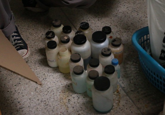 ภาพกิจกรรม ศูนย์วิทยาศาสตร์และวิทยาศาสตร์ประยุกต์ ได้จัดกิจกรรม การกำจัดสารเคมีอันตราย จากห้องปฏิบัติการ